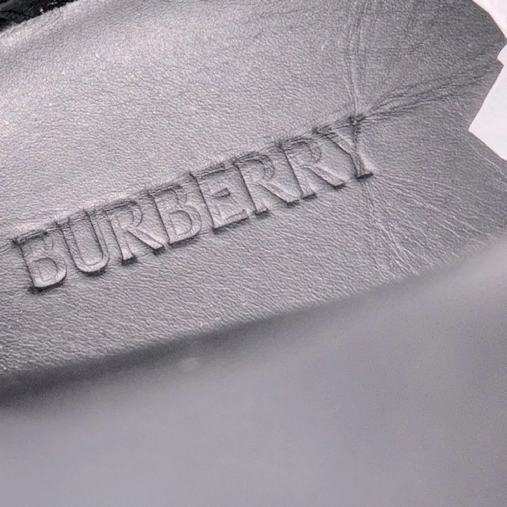 NEW [Burberry] SUPER RARE Authenticated Hunter Green Buckle Boots Men’s Sz 10.5 - Picture 13 of 15